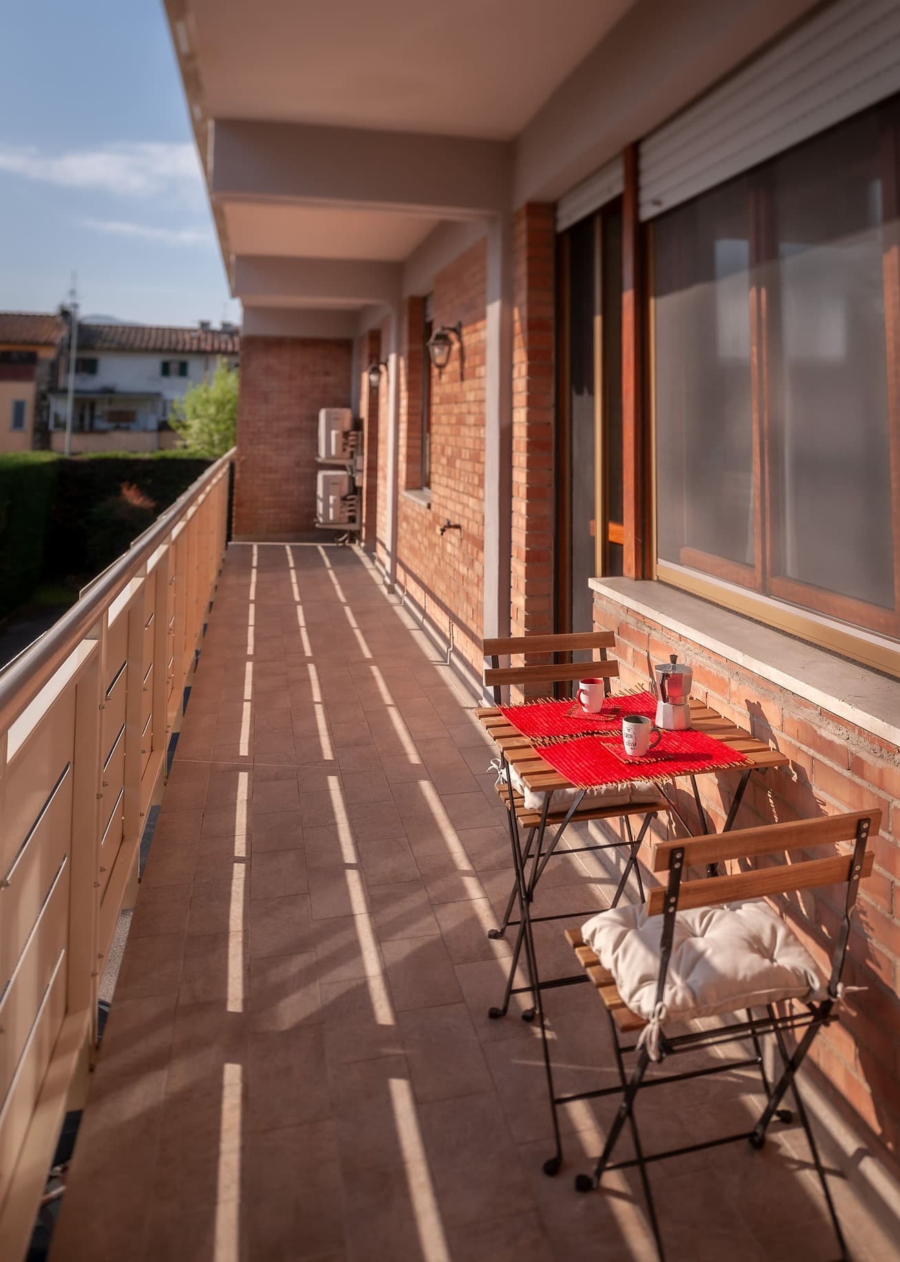 Scorcio esterno del terrazzo principale